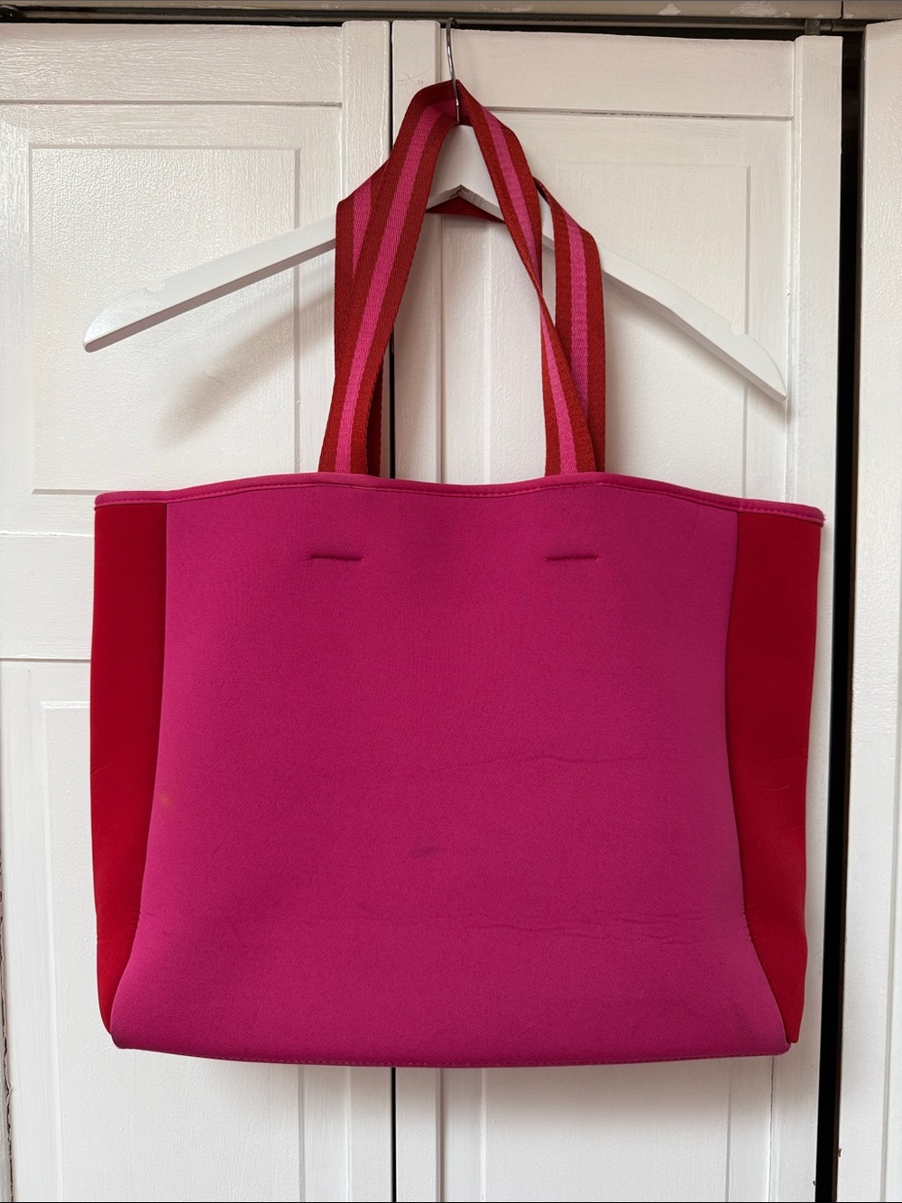 Summersalt Pink Neoprene Water Resistant Tote Bag